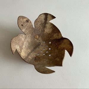 Turtle Coconut shell soap dish